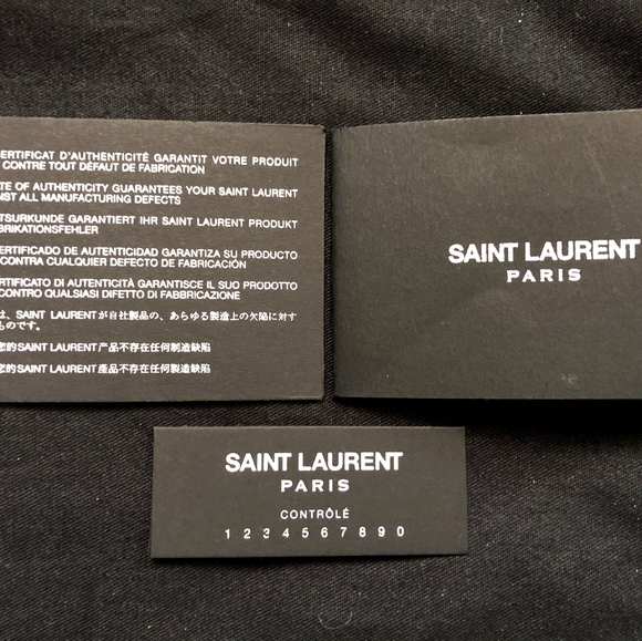 Saint Laurent Medium JEN Flat Bag in Black Leather - Picture 3 of 6